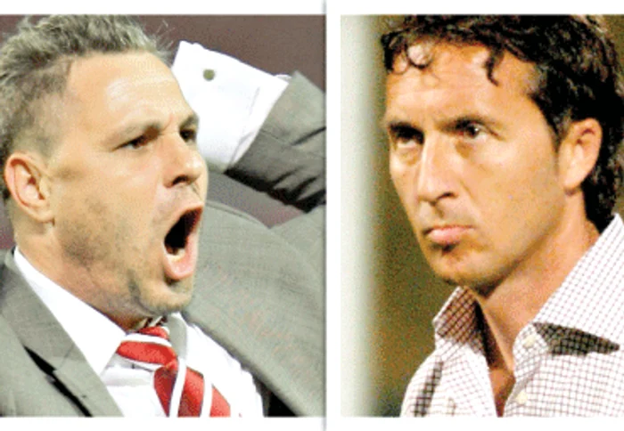 
    Antrenorul giurgiuvenilor şi directorul sportiv al celor din Ghencea s-au duelat în declaraţii suburbane  