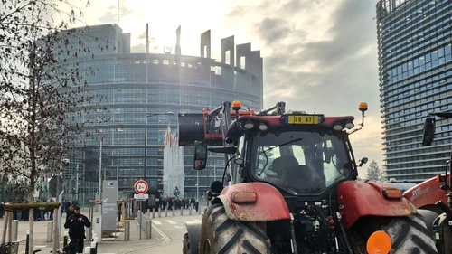 Protest în Strasbourg