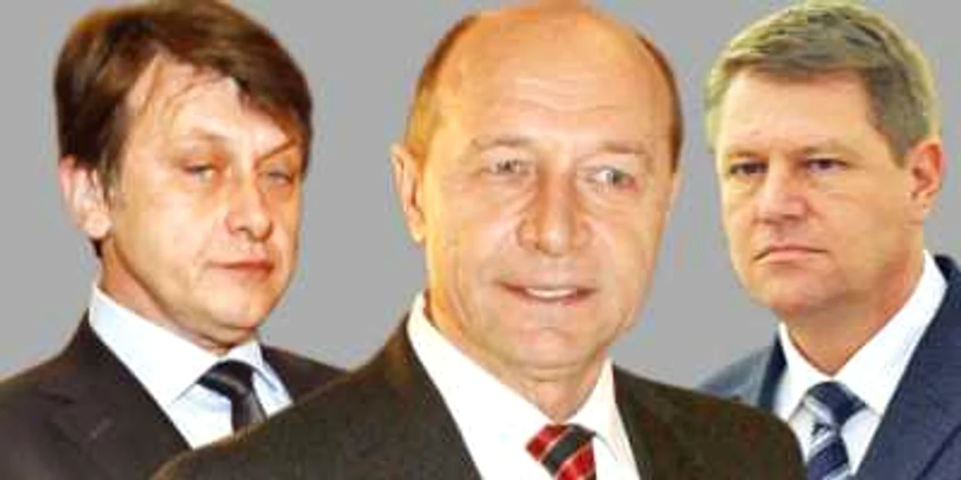 Crin Antonescu, Traian Băsescu şi Klaus Iohannis FOTO Arhiva Adevărul