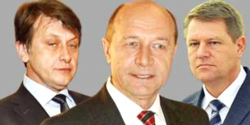 Crin  Antonescu,Traian Băsescu,Klaus Iohannis