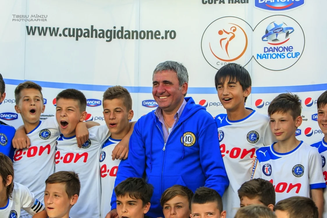 Gheorghe Hagi şi viitorii mari fotbalişti