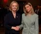 Olena și fostul premier Liz Truss