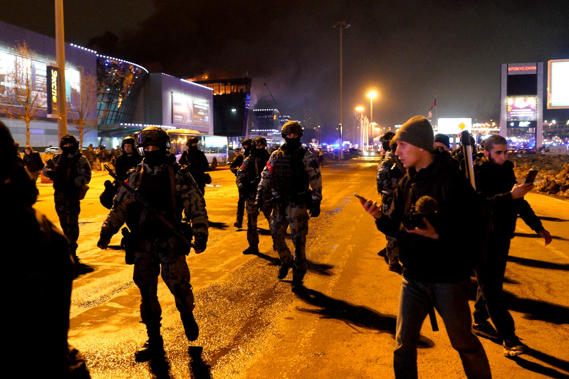 Intervenția forțelor anti-tero ruse. FOTO: Profimedia