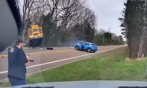 accident autobuz şcolar captura video Wkrn jpg