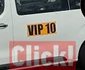 Theo Rose, Anghel Damian și copilul lor, duși cu mașina VIP la avion pe Otopeni foto: Click!