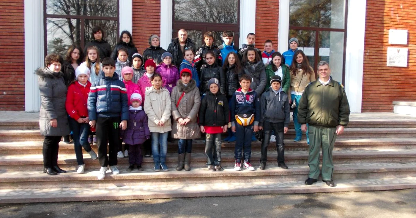 Elevii au făcut o excursie inedită. FOTO: N.Butnaru