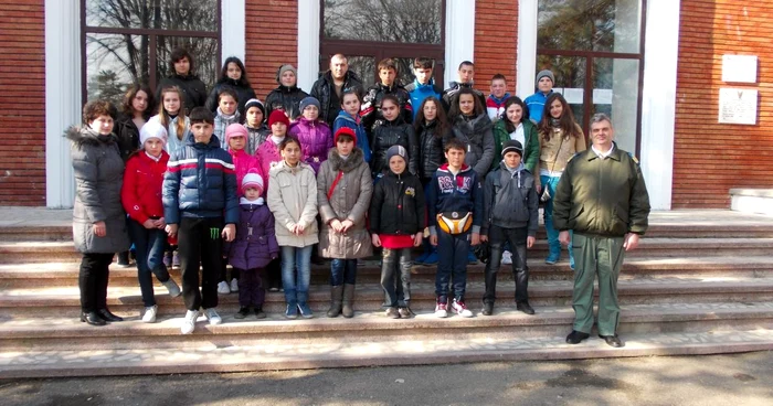 Elevii au făcut o excursie inedită. FOTO: N.Butnaru