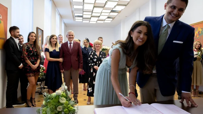 Valentin și Gina s-au căsătorit în anul 2018