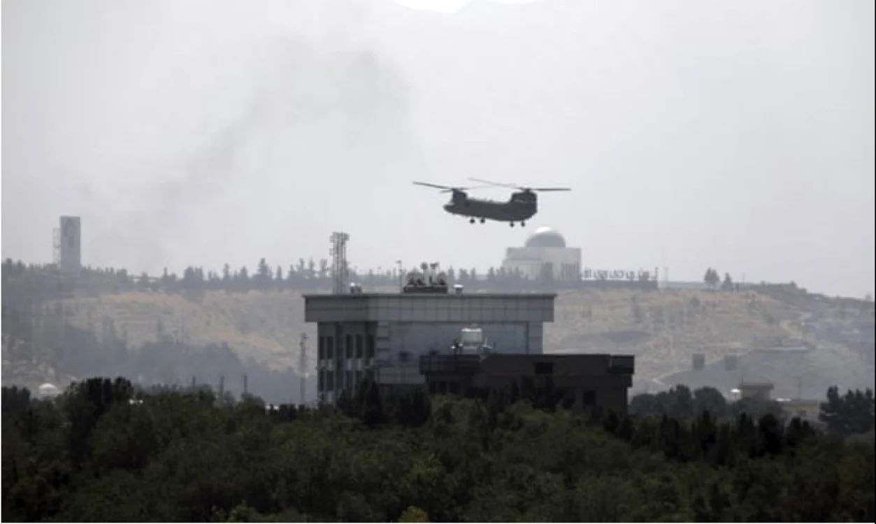 15 august 2021, Kabul, evacuarea ambasadei SUA
