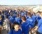 Studenţii fac curăţenie pe litoral. FOTO