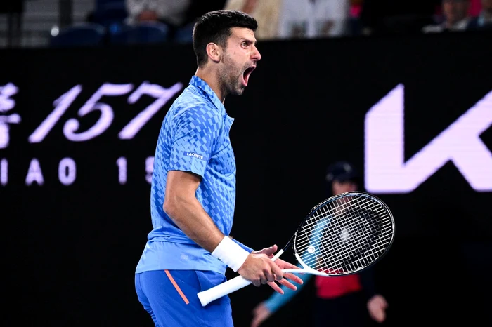 Novak Djokovic a fost deranjat de un spectator Foto Profimedia 