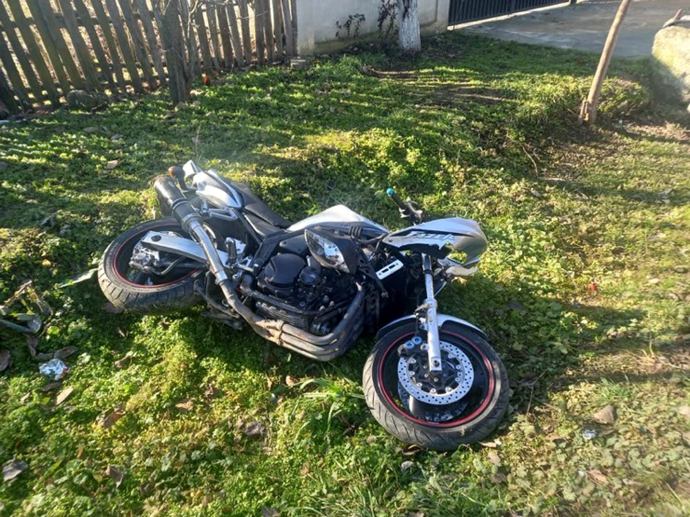 Motocicleta a fost găsită la câțiva metri de corpul bărbatului FOTO / IPJ Dolj