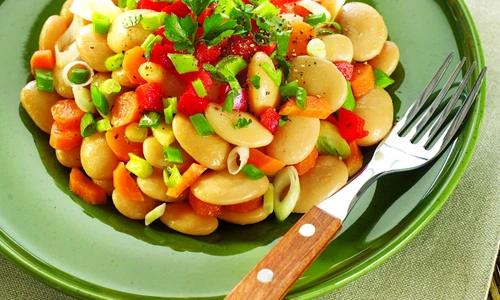 salata de fasole cu mustar jpeg