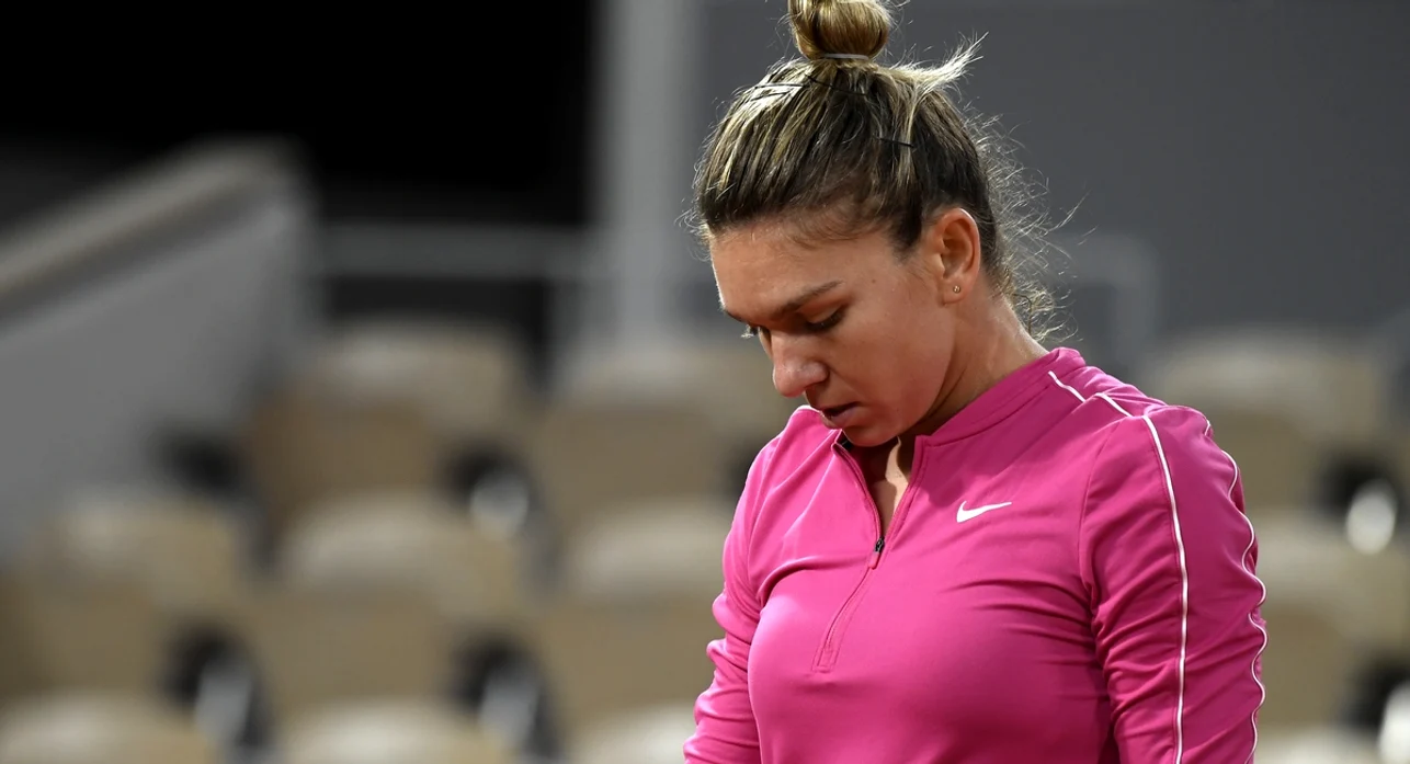 Simona Halep se antrenează, dar nu joacă. Foto EPA EFE