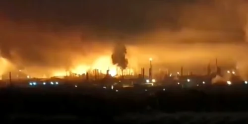 atac rafinarie rusia FOTO Captura video