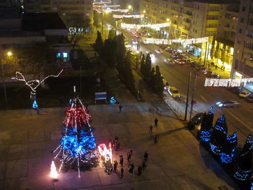 Lumini pe străzile din Vaslui