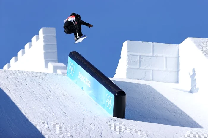 Zoi Sadowski Synnott în timpul coborârii (FOTO: Guliver/ Gettyimages)
