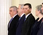 Liviu Dragnea Călin Popescu Tăriceanu Sorin Grindeau Sevil Shhaideh Klaus Iohannis - depunere jurământ - 23 feb 2017 / FOTO David Muntean