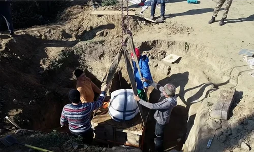 O zonă metalurgică de la mijlocul mileniului I p.Chr.,  descoperită la Recaș (foto: Captură video Facebook / Muzeul Național al Banatului)