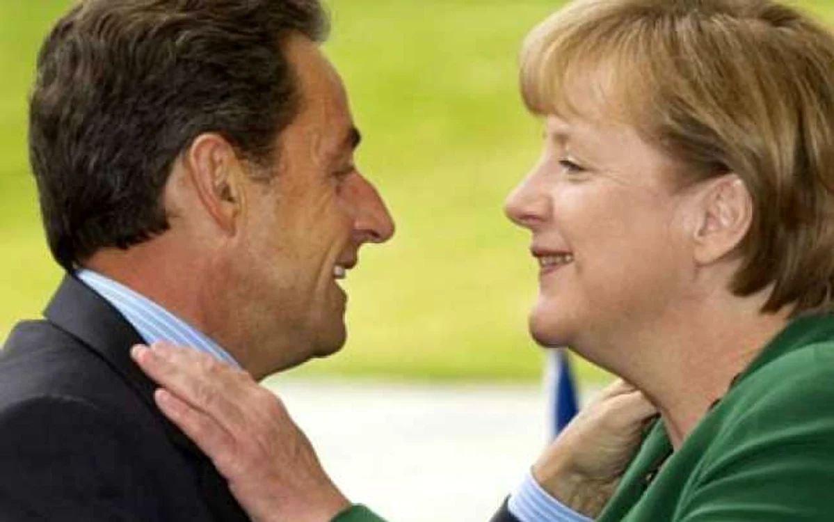 Angela Merkel şi Nicolas Sarkozy