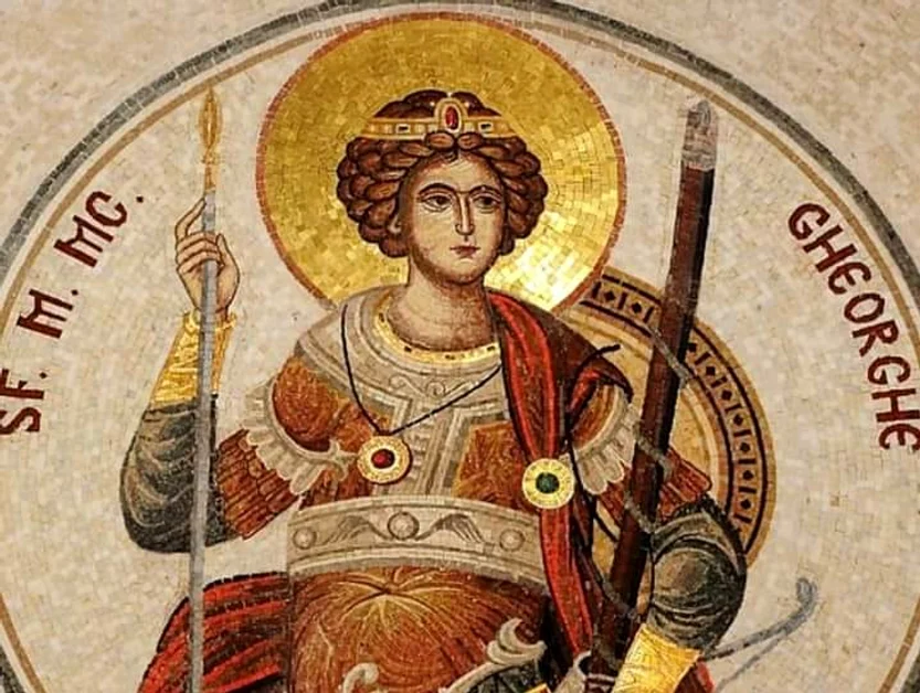 Sfântul Gheorghe - reprezentare iconografică. FOTO Facebook Ioan Iacob Chiper