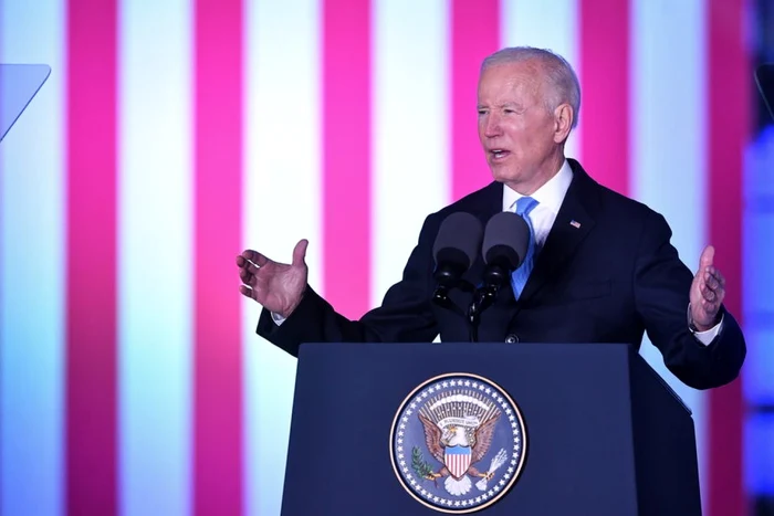 Joe Biden la Varşovia FOTO EPA-EFE