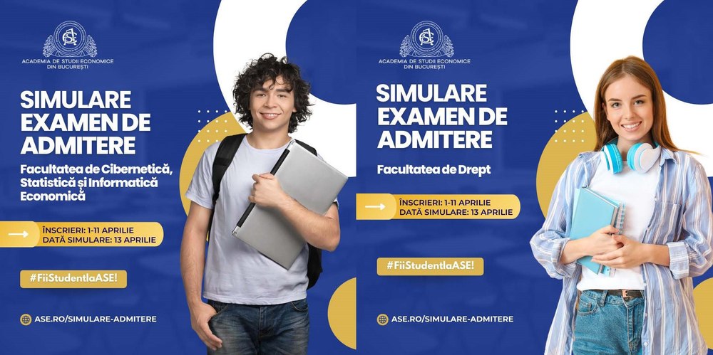 Înscrierile la simularea examenului de admitere la ASE continuă!