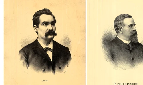 Mihai Eminescu și Titu Maiorescu (foto: Muzeul Militar Naţional „Regele Ferdinand I”)