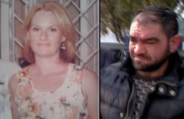 Victima Violeta Mirică şi criminalul Vasile Petcu Foto: Facebook/captura video