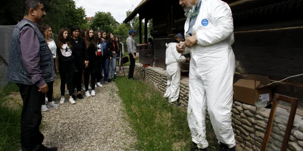 slobozia restaurare biserica Poiana FOTO faceb/MNA Slobozia