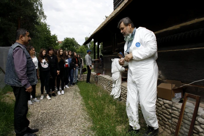 Biserica Poiana, în plin proces de restaurare FOTO Facebook/MNA Slobozia