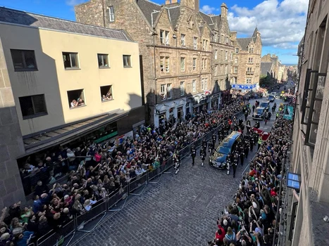 Cortegiu funerar regina Elisabeta FOTO Profimedia