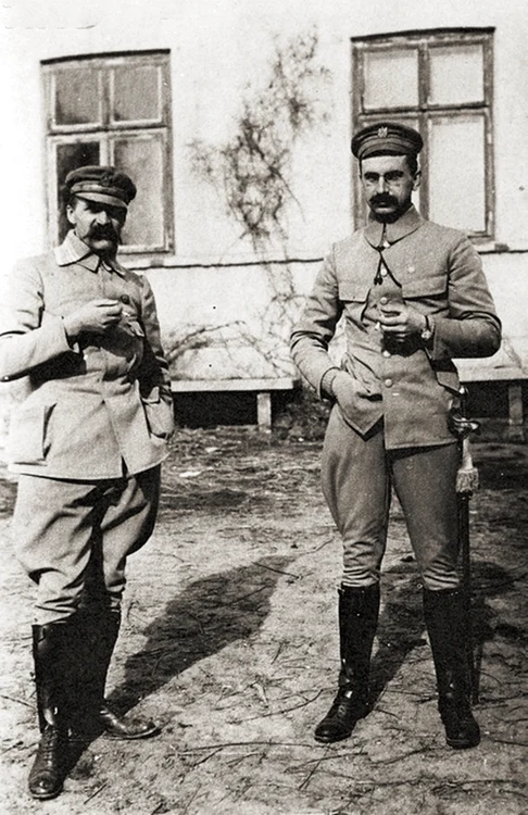 5 1915 Piłsudski și Sosnkowski în 1915 jpg jpeg