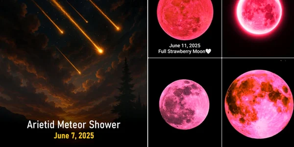 Spectacol astral impresionant pe cerul nopții în luna iunie 2025 Colaj Facebook jpg