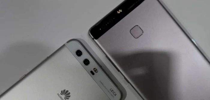 Huawei P10 în partea de jos lângă P9. FOTO Octavian Palade/Playtech