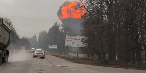 Razboi Ucraina Kiev bombardament distrugeri refugiati 24 25 februarie 2022 FOTO Profimedia