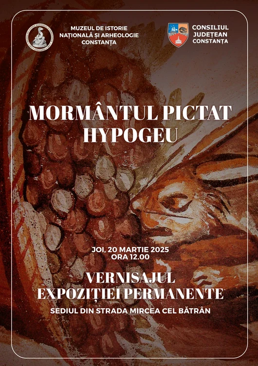 Mormântul Pictat Hypogeu din Constanța intră în circuitul turistic