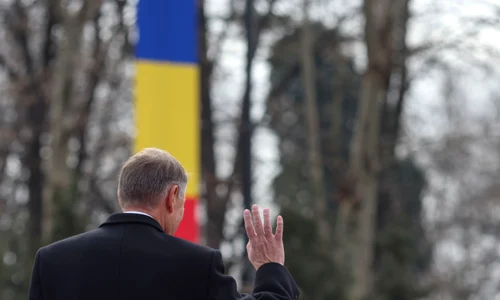 Ceremonia care a marcat încheierea mandatului președintelui Klaus Iohannis de la Palatul Cotroceni, în București. FOTO Inquam Photos / George Călin