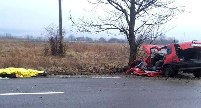 Accidentul a avut loc pe DJ 672                                                                      (FOTO: TV Sud)