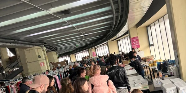calarasi refugiati la Romexpo FOTO Faceb/Cosmina Simiean