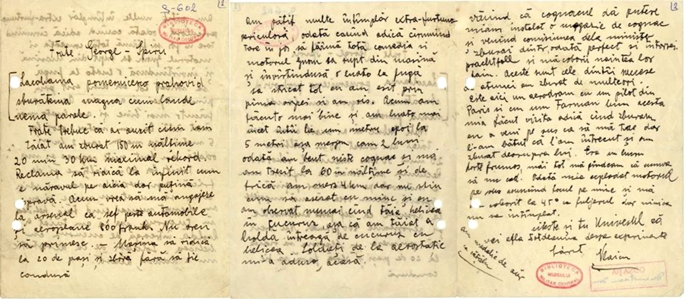 Aurel Vlaicu scrisoare 4 jpg jpeg