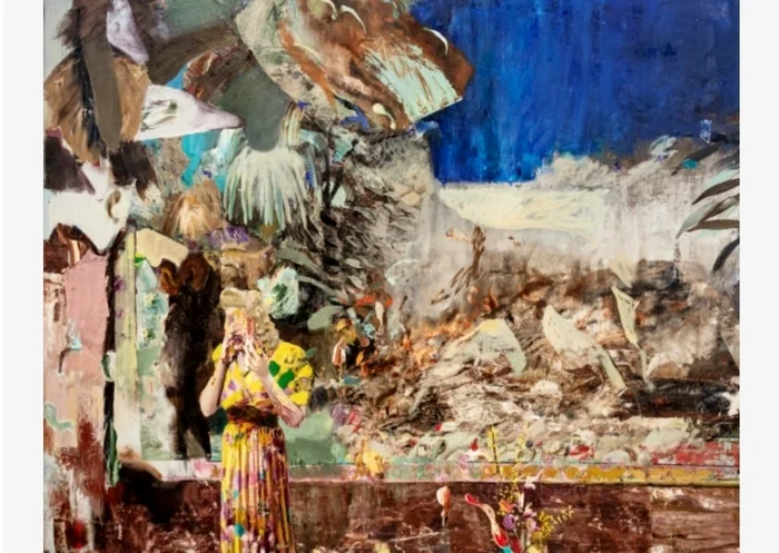 Pie Fight Interior 12 lucrare de Adrian Ghenie foto News