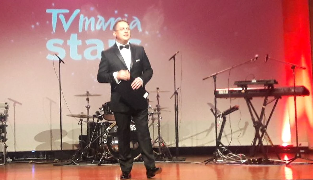 Marius Florea Vizante, în timpul decernării premiilor Galei Tv ManiaFoto: Click!