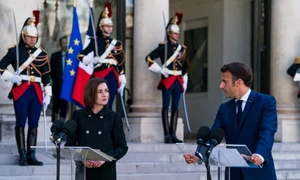 Maia Sandu si Macron