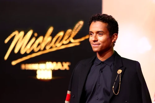 Nepotul lui Michael Jackson, Jaafar Jackson, la premiera filmului biografic „Michael” FOTO: X/ @michaelmovie