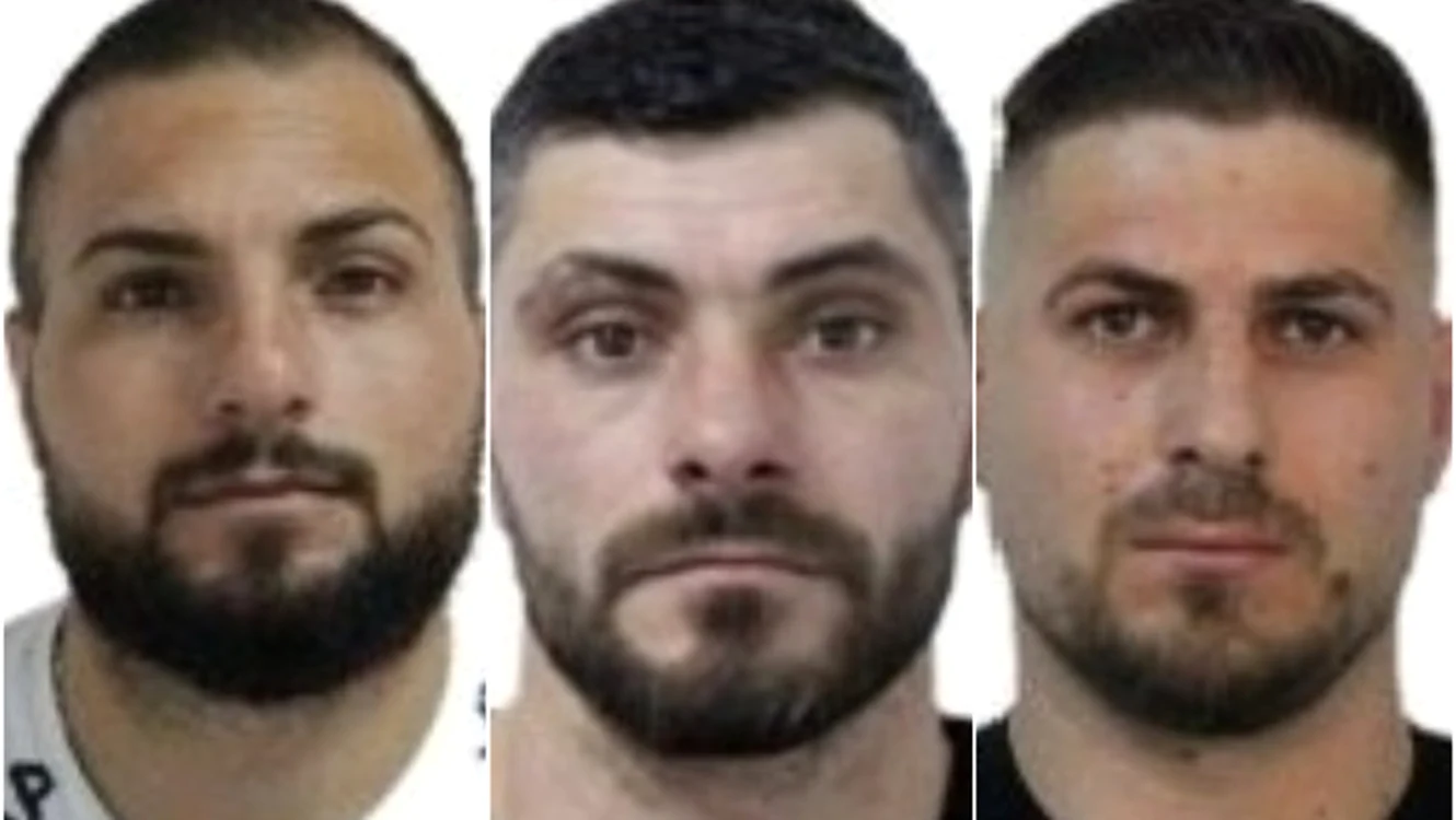 Cei trei suspecți din dosarul crimei FOTO Poliția Română