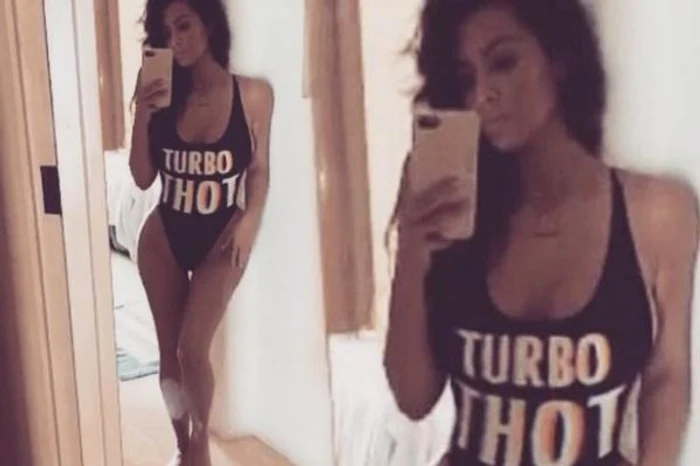 Kim Kardashian e mândră de cum aratăFoto: Snapchat