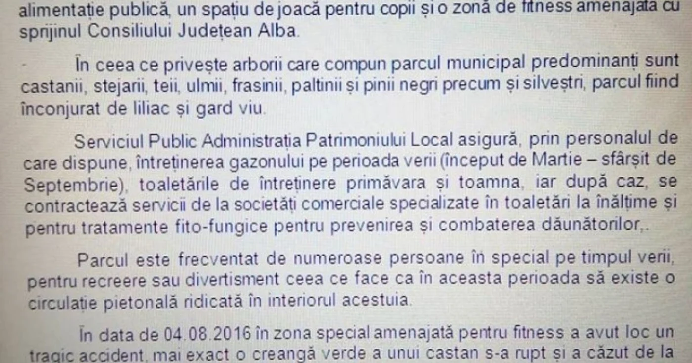 ancheta parc aiud