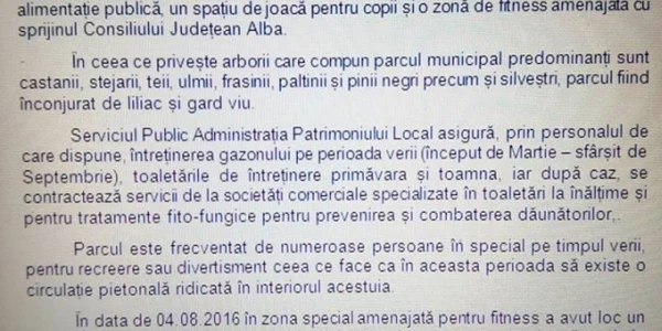 ancheta parc aiud