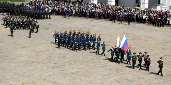 Vladimir Putin asistand la parada militara din 9 mai 2018 FOTO EPA-EFE